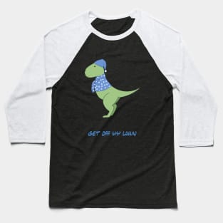 old grumpy trex in pjs yelling at the kids Baseball T-Shirt